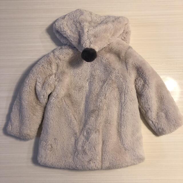 ZARA KIDS(ザラキッズ)のザラベビー　小人コート　フェイクファー　104cm キッズ/ベビー/マタニティのキッズ服女の子用(90cm~)(コート)の商品写真