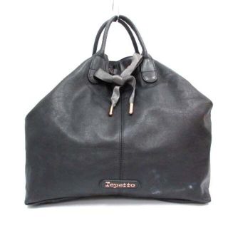 レペット(repetto)のレペット ハンドバッグ トートバッグ ショルダーバッグ レザー 牛革 黒(ショルダーバッグ)