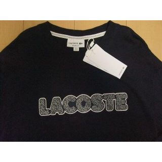 ラコステ(LACOSTE)の美品 ラコステ　ワッペンロゴ　ロンT 4(Tシャツ/カットソー(七分/長袖))