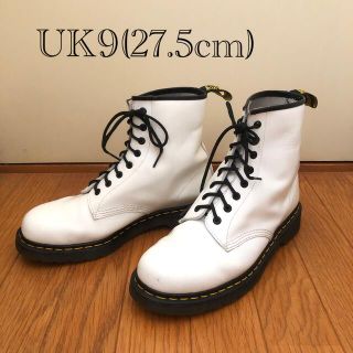 ドクターマーチン(Dr.Martens)のドクターマーチン 8ホール 1460 UK9 27.5cm ホワイト(ブーツ)