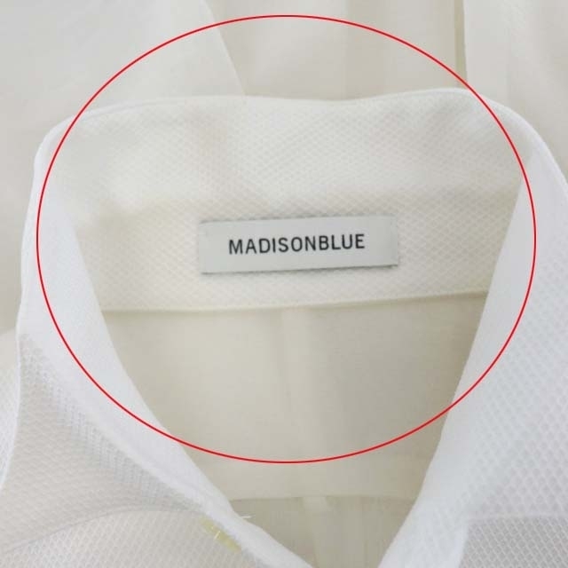 MADISONBLUE(マディソンブルー)のマディソンブルー TUXEDO SH SILK シルクシャツ ブラウス 長袖 レディースのトップス(シャツ/ブラウス(長袖/七分))の商品写真