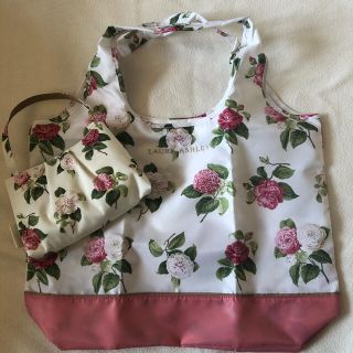 ローラアシュレイ(LAURA ASHLEY)のローラアシュレイ　ローズ柄エコバッグ(エコバッグ)