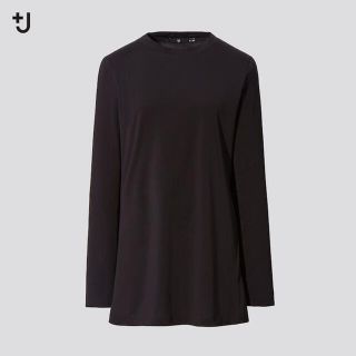 ユニクロ(UNIQLO)の【＋J】ストレッチスーピマコットンクルーネックＴ（長袖）(Tシャツ(長袖/七分))