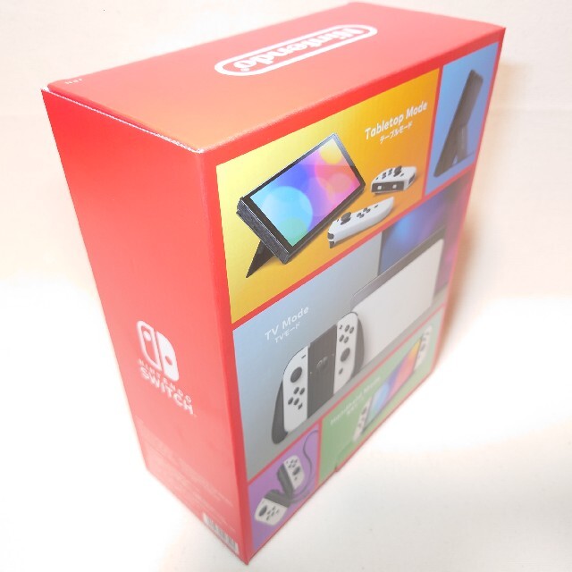 Nintendo Switch(ニンテンドースイッチ)のNINTENDO SWITCH 有機EL ホワイト エンタメ/ホビーのゲームソフト/ゲーム機本体(携帯用ゲーム機本体)の商品写真