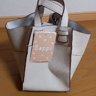 シマムラ(しまむら)の新品　Sappi  変形2WAYバッグ 　クリーム　ショルダー　完売　新品　白(ハンドバッグ)