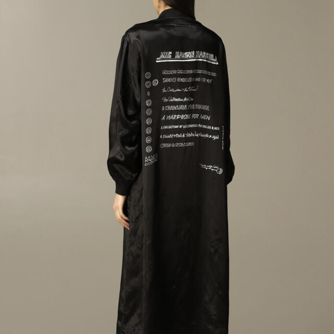 MM6(エムエムシックス)のMM6 シングルコート ロングコート ロゴ マルジェラ レディースのジャケット/アウター(ロングコート)の商品写真
