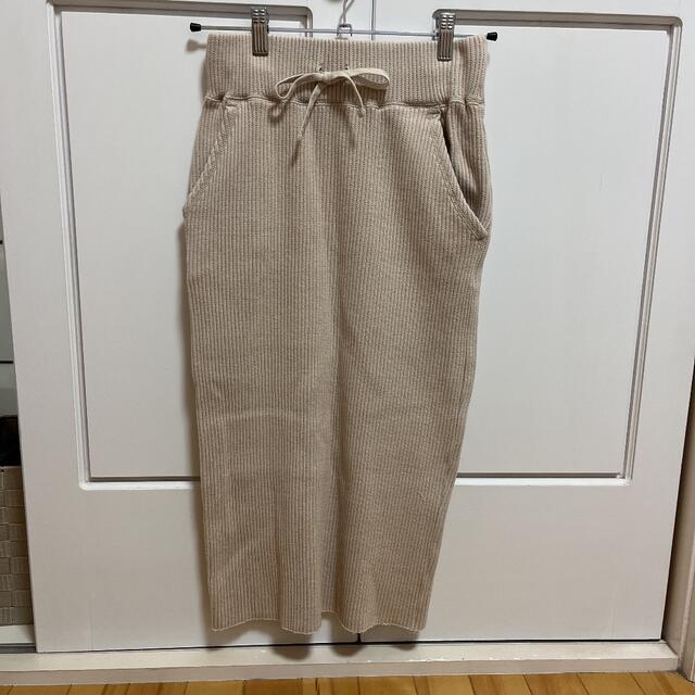 LOWRYS FARM(ローリーズファーム)のニット　タイトスカート　ロングスカート レディースのスカート(ロングスカート)の商品写真