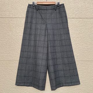 セオリーリュクス(Theory luxe)の新品　theory luxe ワイドパンツ　ガウチョパンツ　グレー　42(カジュアルパンツ)