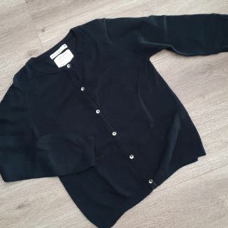 ザラ(ZARA)のZARA　カーディガン　黒　128cm(カーディガン)