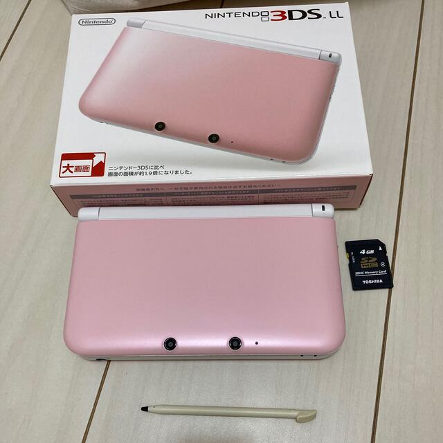 ニンテンドー3DS  LL 本体ピンク/ホワイト