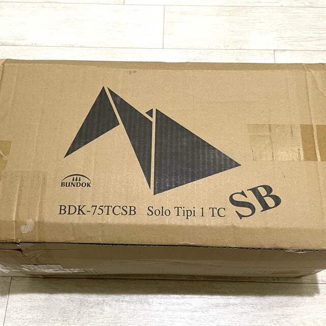 【新品未使用】BUNDOK ソロティピー 1 TC BDK-75TCSB