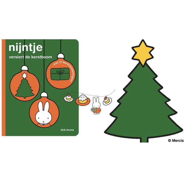 miffy(ミッフィー)のミッフィークリスマスツリーディスプレイ絵本★オランダ語ディックブルーナナインチェ エンタメ/ホビーの本(洋書)の商品写真