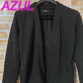 アズールバイマウジー(AZUL by moussy)の【新品】AZUL カーディガン 黒 XS 良い品のみ アパレル レディース(カーディガン)