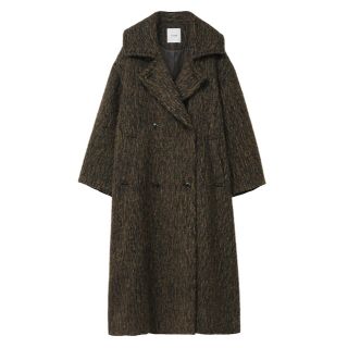 CLANE今期★タグ付き新品★MIX SHAGGY LADY COAT★サイズ1(ロングコート)