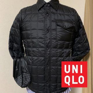 ユニクロ(UNIQLO)のUNIQLO☆ウルトラライトダウンS 美品！マットブラック(ダウンジャケット)