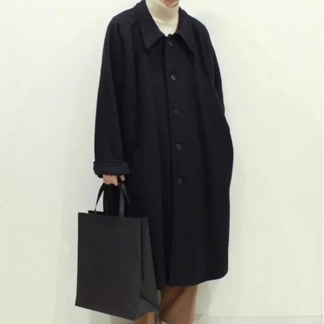 Badhiya Belted coat wool melton コート