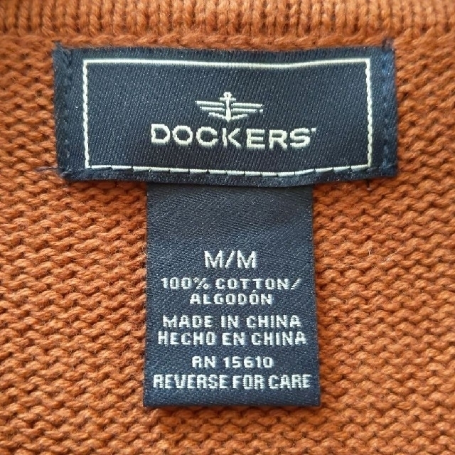 Levi's(リーバイス)のDOCKERSドッカーズ　コットンニット　アーガイル　総柄　ヴィンテージ　　 メンズのトップス(ニット/セーター)の商品写真