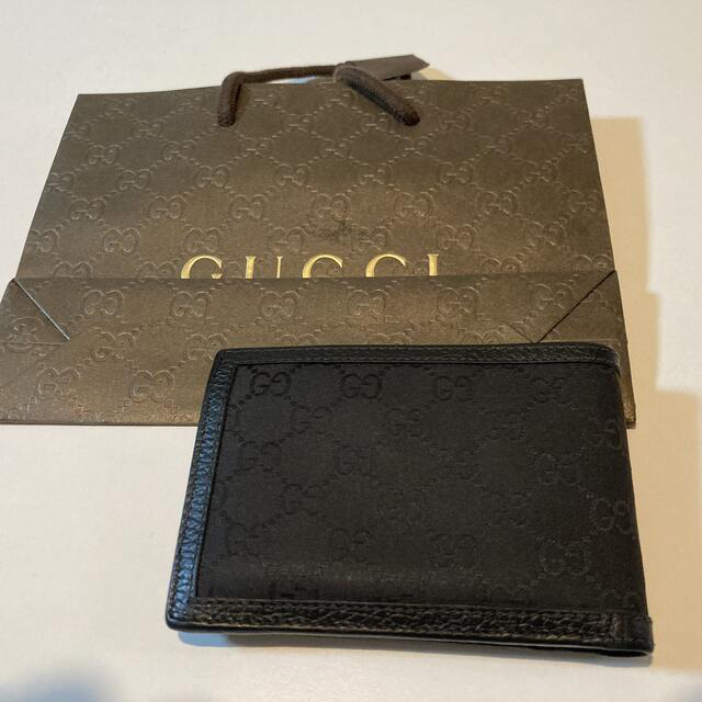 Gucci(グッチ)のgucci 二つ折り財布　正規品 メンズのファッション小物(折り財布)の商品写真