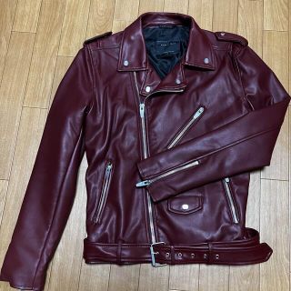 ザラ(ZARA)のZARA ライダースジャケット レザージャケット　【未着品】(ライダースジャケット)