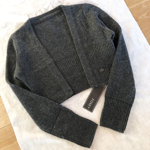 ☆FOXEYフォクシー☆カシミヤ100ボレロ カーディガン〝リトル″超美品