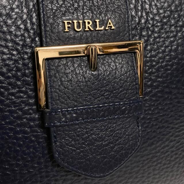 【極美品】【人気モデル】FURLA「FLO S」2Wayレザーハンドバッグ