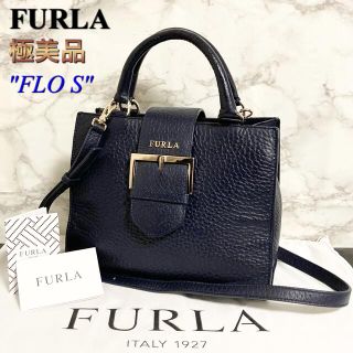 フルラ(Furla)の【極美品】【人気モデル】FURLA「FLO S」2Wayレザーハンドバッグ(ハンドバッグ)