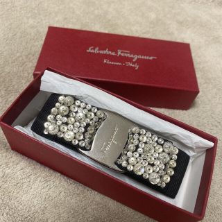 サルヴァトーレフェラガモ(Salvatore Ferragamo)の【未使用】リボンバレッタ(バレッタ/ヘアクリップ)