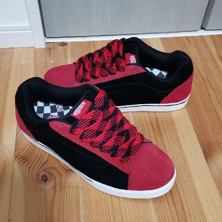 ヴァンズ(VANS)の【早い者勝ち値引きUSED美品】VANS NO SKOOL 黒赤28.5cm(スニーカー)