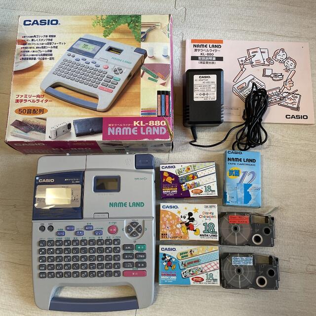 CASIO(カシオ)のCASIO ネームランド 漢字ラベルライター  KL-880 スマホ/家電/カメラの生活家電(その他)の商品写真