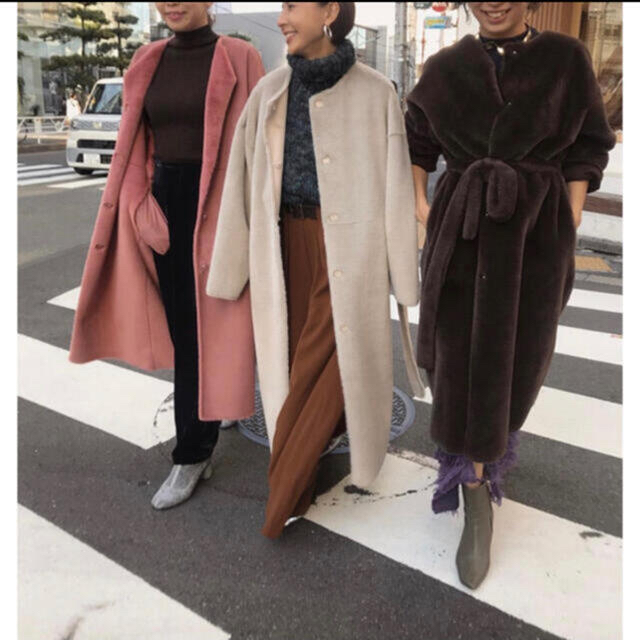 YouTubeで紹介！2WAY SOFT BOA LONG COAT