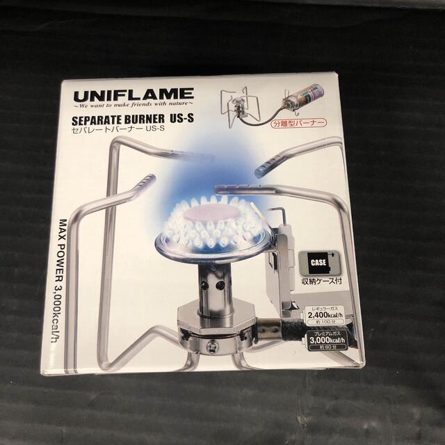 UNIFLAME(ユニフレーム)の216 ユニフレーム　セパレートバーナーUS-S 未使用品 スポーツ/アウトドアのアウトドア(ストーブ/コンロ)の商品写真