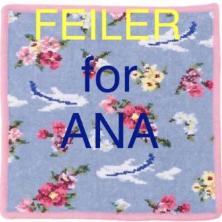 フェイラー(FEILER)のFEILER for ANA オリジナル フェイラーハンカチ ピンク(ハンカチ)