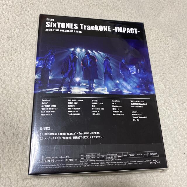 SixTONES TrackONE -IMPACT- DVD