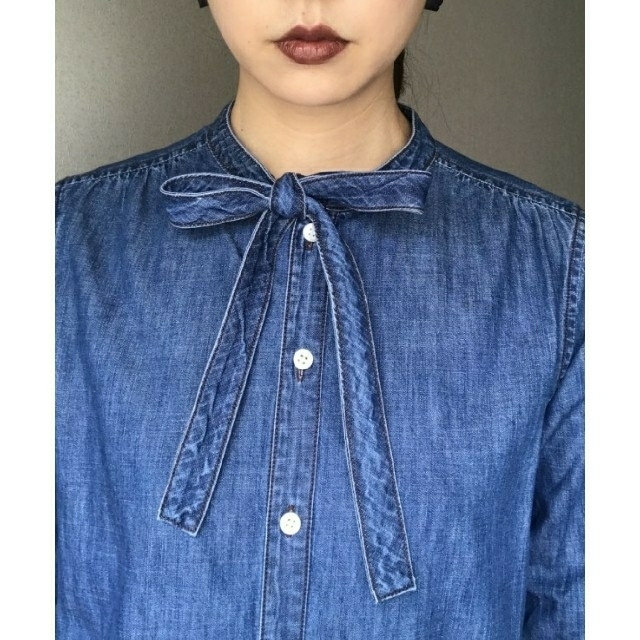 DEUXIEME CLASSE - 新品 YONFA デニムシャツ ボウタイの通販 by DEUXIEME CLASSE - 新品 YONFA デニムシャツ ボウタイの通販 by