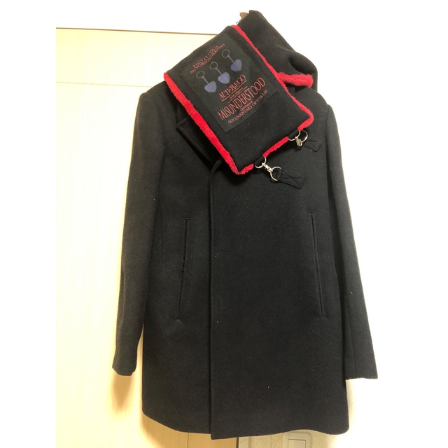 万YUKI HASHIMOTOSCARF ATTACHED PEACOAT   ピーコート