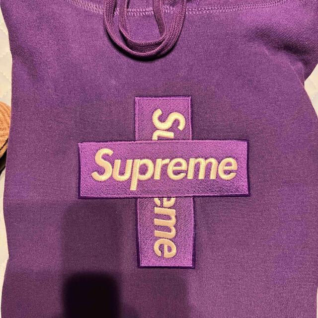 Supreme Cross Box Logo Hooded Sweatshirt