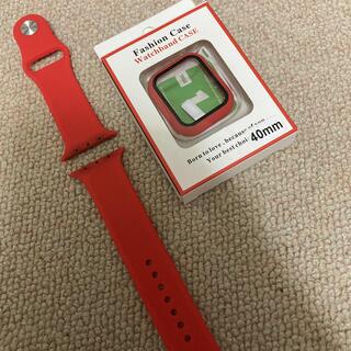 Apple Watch カバーバンド　新品　セット(モバイルケース/カバー)