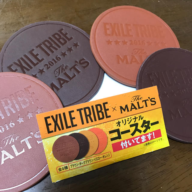 EXILE TRIBE コースター☆非売品 エンタメ/ホビーのタレントグッズ(ミュージシャン)の商品写真