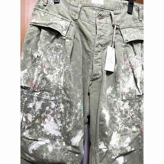 1LDK SELECT(ワンエルディーケーセレクト)のHERILL 21AW Duck Splash Cargo Pants 定価以下 メンズのパンツ(ワークパンツ/カーゴパンツ)の商品写真