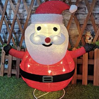 クリスマスサンタライト　イルミネーションライト 庭　飾り パーティー装飾 乾電池(蛍光灯/電球)