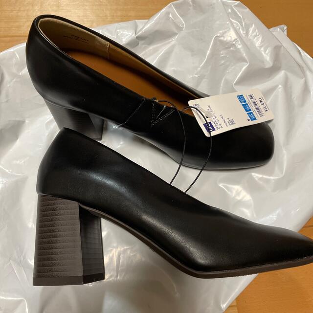 GU(ジーユー)のGUパンプス♡ソフトレザータッチ♡ブラック レディースの靴/シューズ(ハイヒール/パンプス)の商品写真