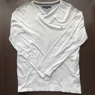 トミーヒルフィガー(TOMMY HILFIGER)のトミーヒルフィガー　長袖Tシャツ　メンズM(Tシャツ/カットソー(七分/長袖))