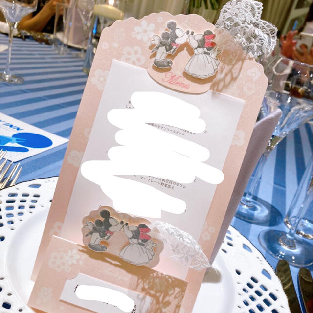Disney メニュー表 結婚式 ディズニー ウェディング Disney ミッキー ミニーの通販 By あきほ１０２７ S Shop ディズニーならラクマ
