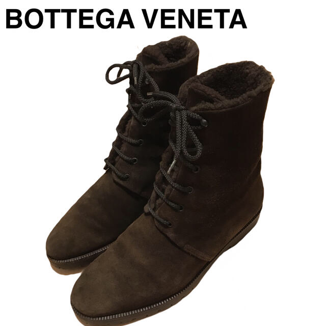 Bottega Veneta(ボッテガヴェネタ)のボッテガヴェネタ　アクネストゥディオズ　ムートンレザーレースアップブーツ　 レディースの靴/シューズ(ブーツ)の商品写真