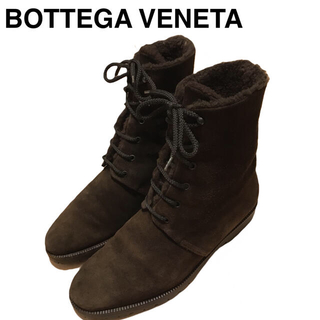 ボッテガヴェネタ(Bottega Veneta)のボッテガヴェネタ　アクネストゥディオズ　ムートンレザーレースアップブーツ　(ブーツ)
