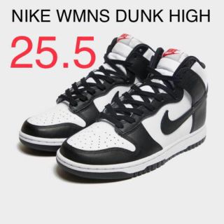 ナイキ(NIKE)のNIKE WMNS DUNK HIGH "BLACK AND WHITE"(スニーカー)