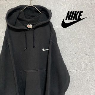 NIKE - 90s 銀タグ ナイキ NIKE パーカー 黒 メンズ XL 古着 やるダボ ...