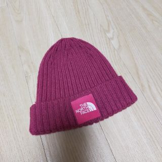 ザノースフェイス(THE NORTH FACE)のザノースフェイス ノースフェイス キッズ ニット帽 ニットキャップ ピンク(帽子)