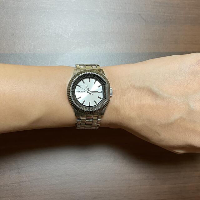 DIESEL(ディーゼル)の腕時計 DIESEL ディーゼル シルバー レディース レディースのファッション小物(腕時計)の商品写真