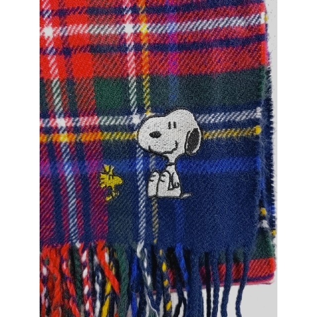 SNOOPY(スヌーピー)のスヌーピー　大判　マフラー レディースのファッション小物(マフラー/ショール)の商品写真